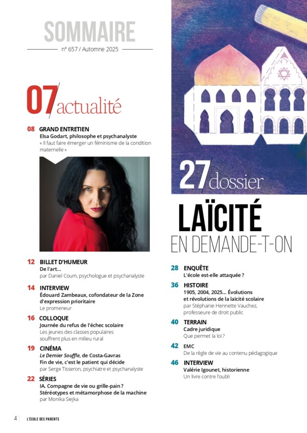 L'école des parents 657 - Automne 2025 – Image 2